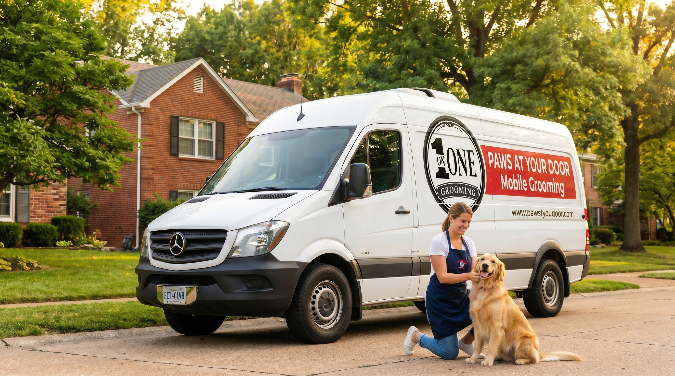 Paws At Your Door mobile grooming van